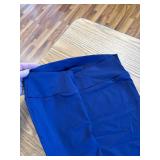 Blue!!Flare Leggings for Women, Crossover Yoga Pants Size Large