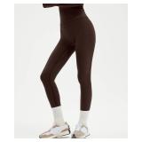 SUUKSESS Women 2-Piece Workout Set: Tummy Control Leggings & Top Size Medium