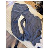 SUUKSESS Women 2-Piece Workout Set: Tummy Control Leggings & Top Size Medium