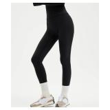 SUUKSESS Women 2-Piece Workout Set: Tummy Control Leggings & Top Size Small