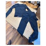 SUUKSESS Women 2-Piece Workout Set: Tummy Control Leggings & Top Size Small