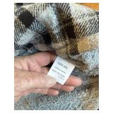 $47 Dokotoo Plaid Shacket Jacket Long Sleeve Button-Down Fleece Coat Size 4XL