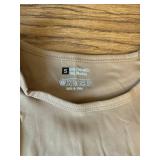 2pc Women s Set: Slim Top + High-Waist Butt-Lift Leggings Cocoa Size Small