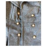 LARGE Trench Coat Waterproof Double Breasted Notch Lapel A-Line Jacket