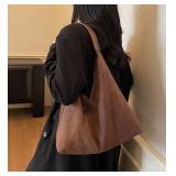 Suede Hobo Bags for Women: Slouchy Shoulder Tote, Satchel