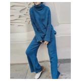 SMALL $97 Autumn/Winter Knitted 2-Piece Set: Oversized Women