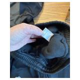 BLACK! Medium Womens Fleece-Lined Sweat Suit 2-Piece Joggers & Half-Zip