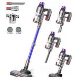 Cuzmok Cordless Stick Vacuum Cleaner for Home: Power Suction Vacuum Tangle-Free Lightweight Design & 2600mAh Detachable Battery Up to 50mins Runtime for Pet Hair Carpet Hardwood Floor - Retail: $150