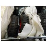 Chicken Coop Wheels Kit with Lift System - Set of 4 Heavy Duty Foldable Caster Wheels Perfect for Chicken Tractors with Maximum Load Capacity of 661 lb. Easy Mobility and Maneuverability - Retail: $20