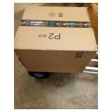 CRYPTOLITE Abstract Area Rug Washable Rug with Non-Slip Backing Low Pile Area Rugs for Living Room, Bedroom, Dining Room,9x12, Grey - Retail: $99