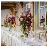 MEISHAONV 23.6inch 10 pcs Column Vases Gold Centerpieces for Table Metal Flower Stand Gold Wedding Centerpieces for Tables Party Floral Stands for Flowers - Retail: $118