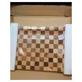 Cookaholic Acacia Wood Cutting Board 20x15x1.5 Inch, Butcher Block for Kitchen, Premium Acacia Cutting Board with Juice Groove, End Grain Made of Sustainable Acacia Wood - Retail: $95