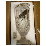 0.8 Gallon Glass Drink Dispenser for Parties 3L Crytal Iced Beverage Dispenser with Spigot Wedding Beverage Server for Party Bar - Retail: $47