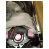 Canister Vacuums 45Kpa 1600W Canister Vacuum Cleaners for Home Double HEPA Filter 4.5Qt Bagless Vacuum Cleaner Lightweight Canister Vacuum Cleaner for Hard Floors Carpet Pet Upholstery Tiles Car Blue 