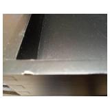 Bam & Boo 20\" x 20\" x 2\" Square Natural Bamboo Ottoman Tray with Handles, Black - Retail: $39