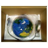 Floating Globe, 3D Rotation with Led Magnetic Levitation Globe, Floating World Map for Learning and Education, Home Desk Decoration, Creative Ornaments Decoration - Retail: $100
