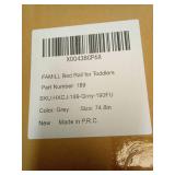 FAMILL Bed Rail for Toddlers with U-Shaped Base, Toddler Bed Rails Baby Guard for King/Twin/Full Size, Grey, 1 Piece, 74.8\" - Retail: $53