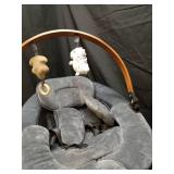 Baby Swings for Infants, Monamii Baby Swing, Bluetooth Infant Swing with Music Speaker, 5 Speeds and Remote Control, Indoor & Outdoor Use (Light Grey) - Retail: $150