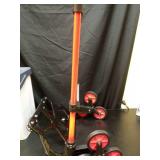 Stair Climbing Cart, 280 lbs Capacity Stair Climber Hand Truck and Dolly, Heavy-Duty Folding Stair Dolly with Stretchable Handle, 10 Wheels for Home Shopping Moving Warehouse - Retail: $62