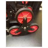 Stair Climbing Cart, 280 lbs Capacity Stair Climber Hand Truck and Dolly, Heavy-Duty Folding Stair Dolly with Stretchable Handle, 10 Wheels for Home Shopping Moving Warehouse - Retail: $62