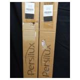 Persilux No Drill No Tools 100% Blackout Blinds for Windows, Free-Stop Cordless Roller Shades Thermal Insulated UV Protection Roller Blinds for Home Bedroom Easy to Install (Black, 31\" W x 72\" H) Se