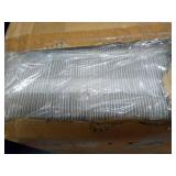 CIAO! 9\"x9\"x3\" MFPP White Hinged Container With Lid 1 Compartment (Case of 150) - Retail: $58