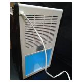 Dehumidifier for 1076 sq.ft,Quiet Portable Moisture Absorber with Auto Shut Off,Auto Defrost,72 OZ Water Tank,Drain Hose,7 Color LED Light,Sleep Mode for Basement Home Bedroom Bathroom RV - Retail: $5