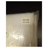 FINDYOU 6 Pack White Table Cloth Rectangle 60 x 126 Inch Tablecloths for 6 Foot Rectangle Tables. Stain and Winkle Resistant Polyester Washable White Table Cloths for Parties Wedding Dining - Retail: 