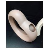 Modern Abstract White Ceramic Art Vase - Retail: $175