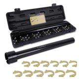 CXPRO Inner Tie Rod Removal Tool Kit, Inner Tie Rod Tool Set with 12 Crowfoot Adapters 1/2 Inch Drive Tube for Tie Rods Remove & Install Cars - Retail: $50