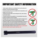 CXPRO Inner Tie Rod Removal Tool Kit, Inner Tie Rod Tool Set with 12 Crowfoot Adapters 1/2 Inch Drive Tube for Tie Rods Remove & Install Cars - Retail: $50