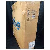 Drive Medical 11148-1 Folding Steel Bedside Commode Chair, Portable Toilet, Supports Individuals Weighing Up To 350 Lbs, with 7.5 Qt. Bucket and 13.5 Inch Seat, Grey - Retail: $31