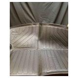 NIKALAIKA Floor Mats & Cargo Liner for 2020 2021 2022 2023 2024 2025 Toyota Corolla/Corolla Hybrid Sedan (Not for Hatchback) All Weather Protection TPE Rubber Full Set Automotive Accessories, Black - 