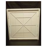Access Panel for Drywall - 24x24 Inch Wall Hole Cover - Heavy Durable Plastic White Door for Plumbing - Retail: $47