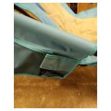 Oileus Folding Portable Beach Chair, High-Back Low-Seat Lightweight Chair for Beach Tents, Shelters, and Camping, Full Mesh Backrest | Cup Holder | Storage Bag | Carrying Bag | 2 Armrests - Retail: $1