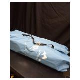 Oileus Folding Portable Beach Chair, High-Back Low-Seat Lightweight Chair for Beach Tents, Shelters, and Camping, Full Mesh Backrest | Cup Holder | Storage Bag | Carrying Bag | 2 Armrests - Retail: $1