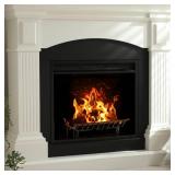 DOEWORKS 18 inch Fireplace Grate Cast Iron Fire Place Grates Heavy Duty Wood Stove Chimney Burning Rack Holder - Retail: $47