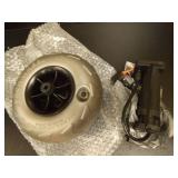 LoadBuddy Beach Wagon with 9\" Balloon Wheels & Fishing Rod Holders â Foldable Cart for Sand with Inflatable Tires, Bonus Pump & Spare â Heavy Duty Utility Wagon - Black/Black - Retail: $140