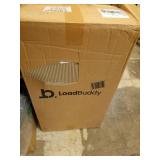 LoadBuddy Beach Wagon with 9\" Balloon Wheels & Fishing Rod Holders â Foldable Cart for Sand with Inflatable Tires, Bonus Pump & Spare â Heavy Duty Utility Wagon - Black/Black - Retail: $140