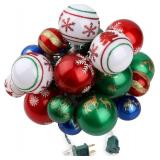 itayak Christmas Ball Ornament Lights,28ft 25 Bulbs Christmas Tree Lights, Indoor Christmas String Lights,Plug in Expandable Wire Lights for Christmas Holiday Party - Retail: $31