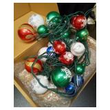 itayak Christmas Ball Ornament Lights,28ft 25 Bulbs Christmas Tree Lights, Indoor Christmas String Lights,Plug in Expandable Wire Lights for Christmas Holiday Party - Retail: $31