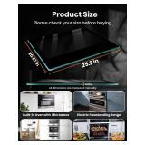 ðð¥ðð§ððð W10535767 WPW10535767 Range Oven Outer Door Glass, 25.2\" x 20.67\" Oven Door Glass Compatible with Whirlpool Amana, Outer Oven Door Glass Repl