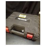 NCOEN 600N.m 1/2 Impact Gun 2x 4.0 Batteries Cordless Wrench 1/2 Max Torque 450ft/lbs, with 4 Sockets and Portable Carrying Case Blue Impact Driver - Retail: $73