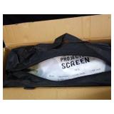 Outdoor Projector Screen with Stand 100 Inch: Portable Projection Screen 16:10 4K HD Outdoor Movie Screen with Carry Bag for Home Backyard Theater - Retail: $47