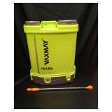 Battery Powered Backpack Sprayer 4 Gallon, VAXMAY 100 PSI Electric Graden Sprayer Works with Makita 18V Battery, Weed Yard Sprayer with Telescopic Wand, 5 Nozzles, 2.6 Ah Battery & Charger Included - 