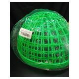 CalorMixs 19.6\" Pet Removable Safety Cage Chicken Coop Ball Cage Rolling Enclosure Outdoor Farms Courtyard Plastic Hutch Secure Walking Net Rabbits Chicks Ducks Prevents Dog Bites 2-Pack - Retail: $6