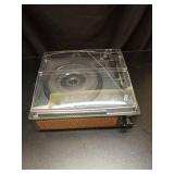 Vinyl Record Player with Speakers Vintage Turntable for Vinyls Records Belt-Driven Turn Table Support 3-Speed, Wireless Playback, Headphone, AUX-in, RCA Line LP Phonograph for Sound Enjoyment Black - 