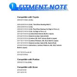 Anpulsero Front Brake Pads and Rotors Kit Compatible with 2006-2018 Toyota RAV4 [w/3rd Row Seating ONLY], Front Automotive Replacement Brake Kits - OE Drilled Slotted Brake Rotors - 296mm(11.7in) - Re