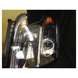 FIONE Headlight Compatible with Chevy Tahoe/Suburban 2015-2020 DRL Halogen Headlamp NOT HID Black Housing Left Driver Side LH W/O Bulbs - Retail: $152