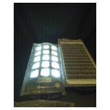 BINGLUX Solar Street Lights Outdoor 2 Pack, 35000LM 6500K Solar Lights Outdoor Waterproof Dusk to Dawn, LED Flood Security Lights Motion Sensor with Remote Control for Yard Path Parking Lot Lighting -